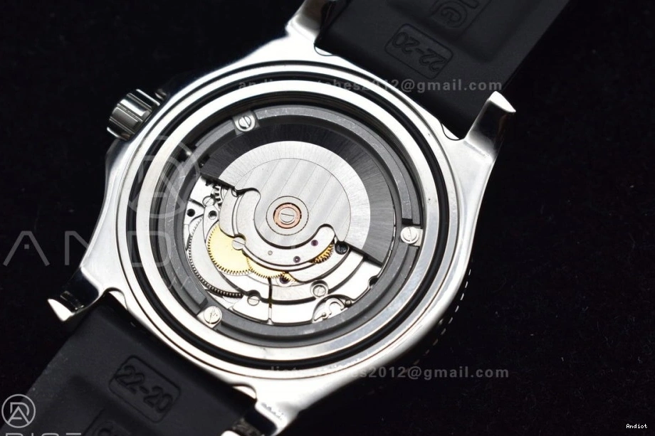 Dial With Bezel A2824 Edition Superocean Automatic On Black Orange 1:1 Strap 44 And Rehaut Best Black Rubber BLSF 1105